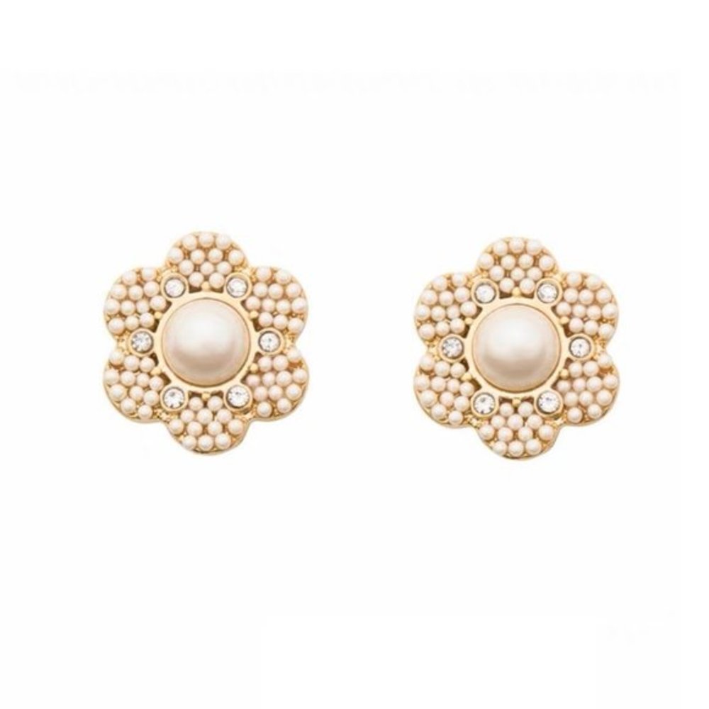 Kate Spade Pave Flower Earrings